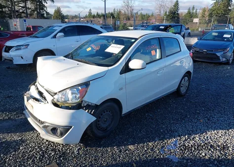 2018 Mitsubishi Mirage Es z USA, uszkodzony, nr VIN ML32A3HJ5JH001929